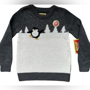 NWT 100% cotton kids winter themed sweater